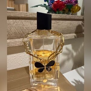 Inspired Gold and Black Butterfly Charm Bracelet